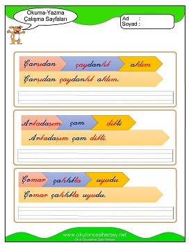 ç sesi Çalışma Sayfaları